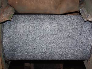 Completed application of grip system Completed application of grip system