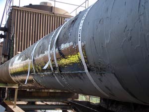 Belzona cold plate bonding technology used to repair corroded areas Belzona cold plate bonding technology used to repair corroded areas