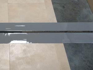 Completed restoration of expansion joint Completed restoration of expansion joint
